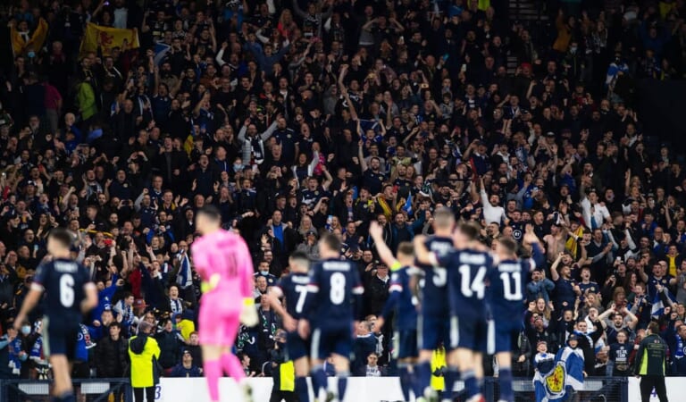 Scotland fans boo God Save The King before match vs Northern Ireland