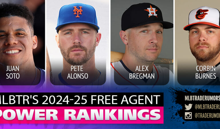 2024-25 MLB Free Agent Power Rankings